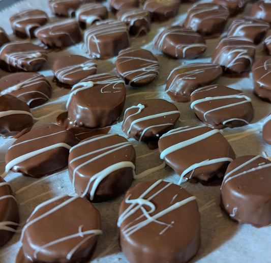 Freeze Dried Chocolate Bananas